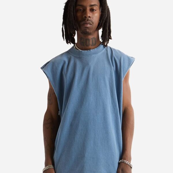 Unisex Garment-Dyed Muscle Tee Thumbnail